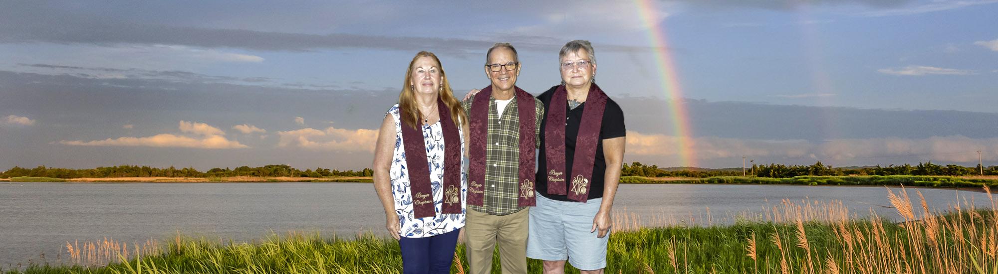 Three prayer chaplains.